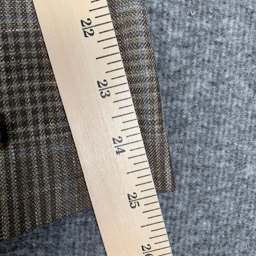 Brooks Brothers Blazer Jacket Men 46L Linen Silk Sport Coat Saxxon Regent